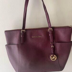 Michael Kors Deep Purple Tote Bag